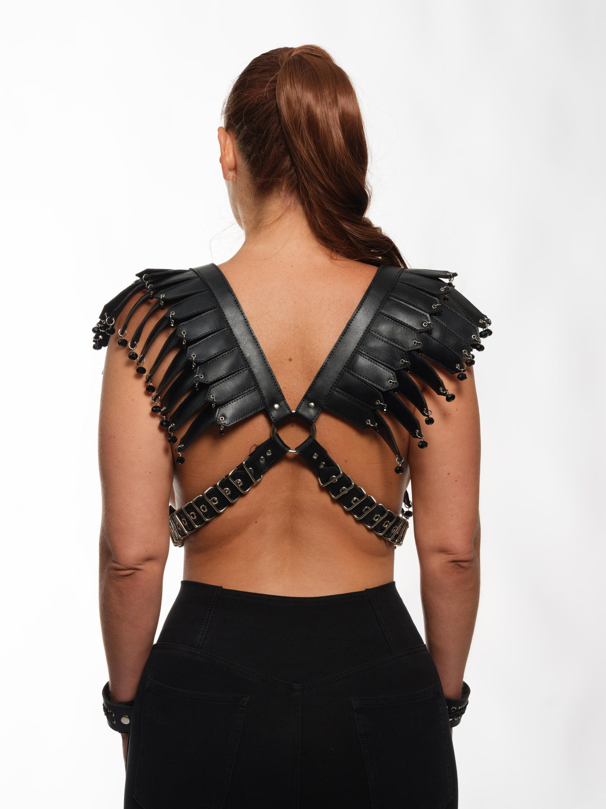 Beaded Feather Harness