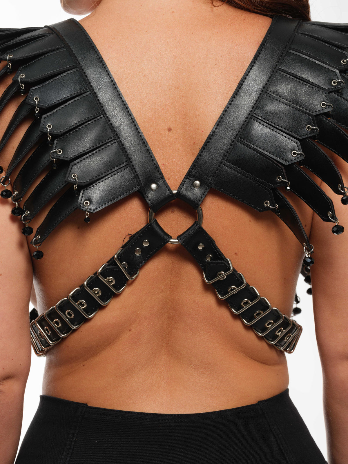 Beaded Feather Harness