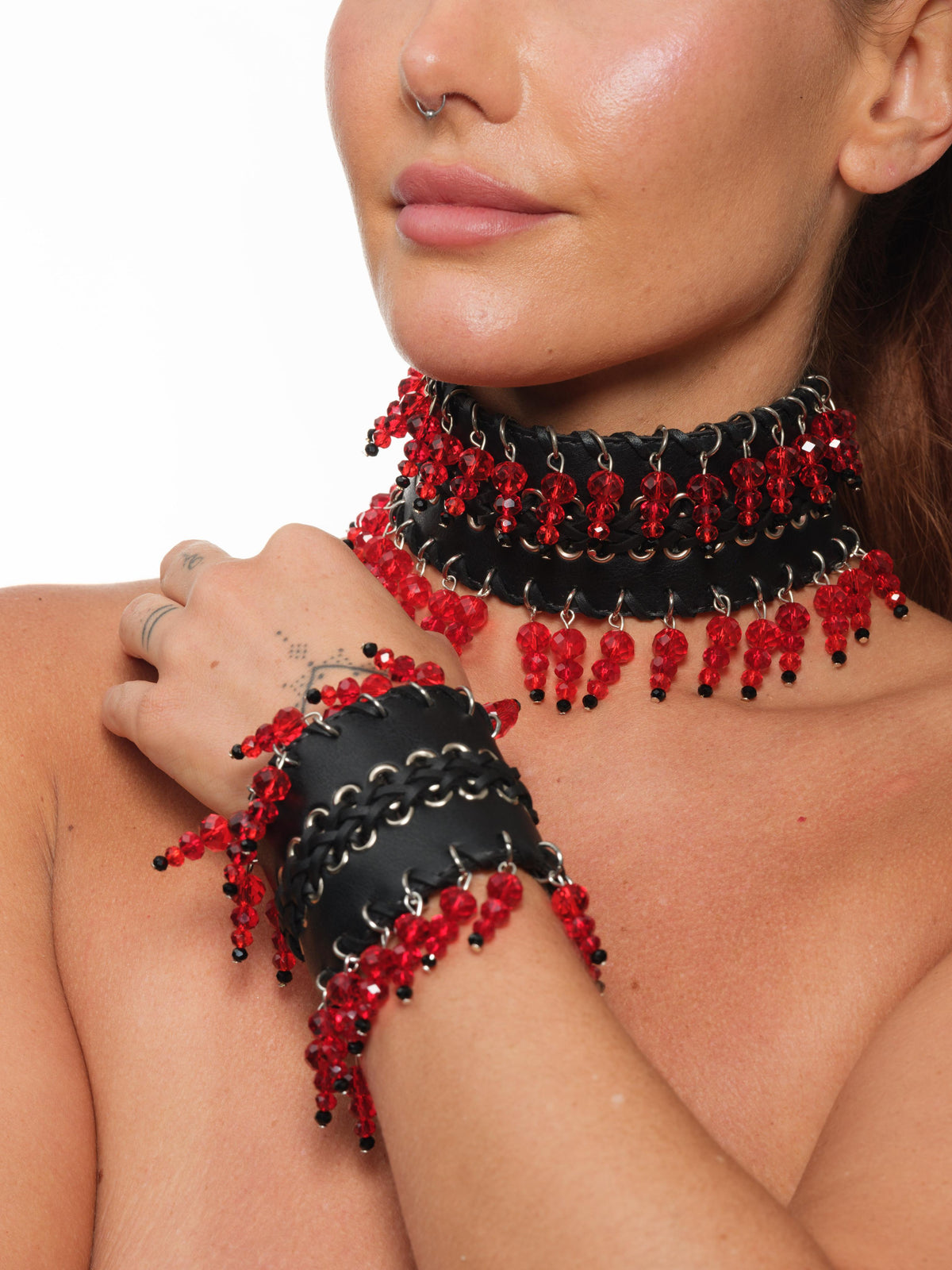 Double Beaded Collar