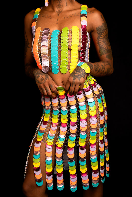 Rainbow Disc Skirt