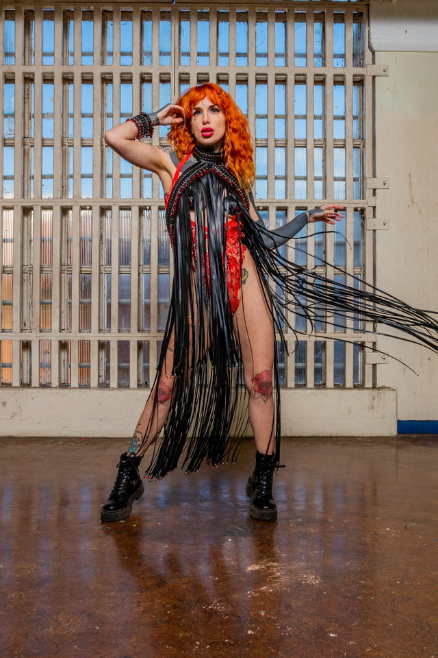 Handstitched Tassel Dress